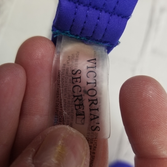 Vs push up padded bra swim bikini top 34a - Picture 2 of 6